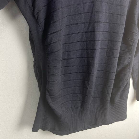 Maurices Cowl Neck Long Sweater Size 1X Gray Ruched Sides NEW - Picture 5 of 7